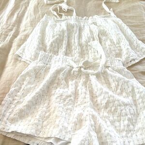 SHEIN Elegant White Ensemble